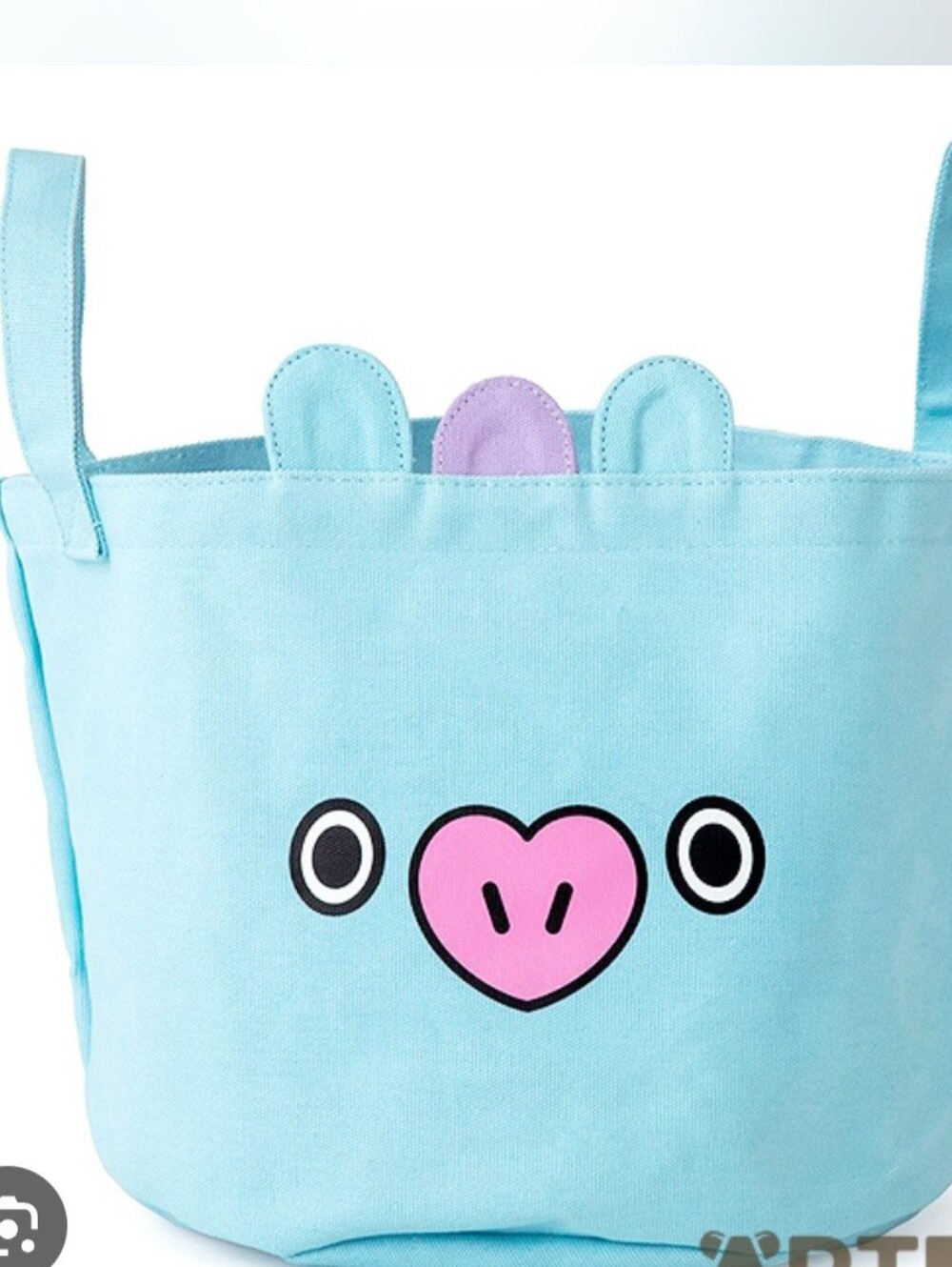 BT21 BTS LINE FRIENDS MANG Plush Tote Basket